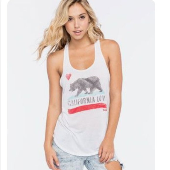 BILLABONG Bears Republic Tank California Love - Picture 1 of 4